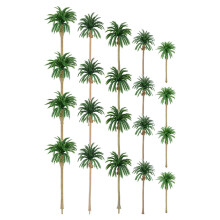 1Set Realistische Plastic Kokospalmen Miniatuur Voor DIY Landschap
