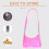 1Outdoor Messenger Bag Roze PVC Schoudertas 3