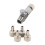 1Set Robuuste Airbrush Aansluitset Van Legering Voor Luchtcompressor 9