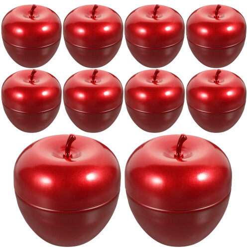 10St Duurzame Appelvormige Theedispensers Van Tinplaat