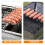 1Bbq Grill Mat Rvs Met Handvat En Hittebestendige Coating 5
