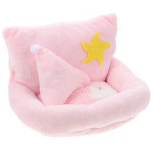 Roze Huisje Kleine Huisdieren En Warm in De Winter