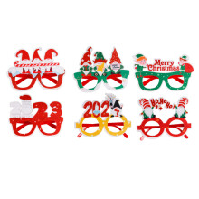 6St Xmas Viltbrillen Party Accessoires En Foto Decoratie