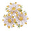 Creative Bloem Broche Pin Vrouwen Party Look 1
