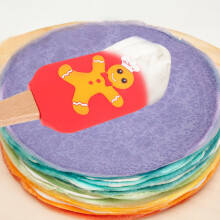1Kerst Bake Spatula Voor Cake En Creme Met Siliconen Blad