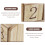 1Decoratieve Bureaublokken Kalender Batterij 4