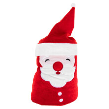1Zachte Kerstdeken Met Cartoon Print, Geschikt Voor Winters Gebruik