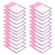 100St Herbruikbare Violette Zelfsluitende Opbergzakjes Voor Sieraden