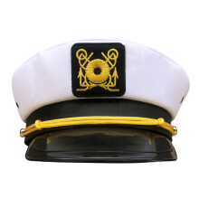 1Captain Hat Zeemanspet Met Klep Zonbescherming
