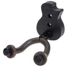 Praktische Guitar En Violin Holder in Koffiekleur Voor Muurmontage