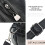 (Black) Vintage Soft Shoulder Bag, Large Capacity, Zipper 21