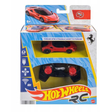 RC Toy Car, Remote-Control Ferrari SF90 Stradale Assetto Fiorano in 1:64 Scale, Race On- and Off- Track, Booster Button for Speed, JGD09