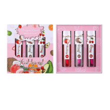 (B) Lip Oil Gloss Warm Lip Oil Moisturizes Discolored Lip Glaze Discolored Lip Essence Oil Lip Fruit,1.8ml*3 2025
