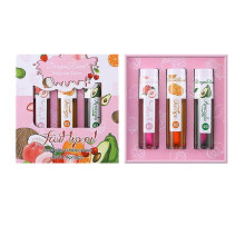 (A) Lip Oil Gloss Warm Lip Oil Moisturizes Discolored Lip Glaze Discolored Lip Essence Oil Lip Fruit,1.8ml*3 2025