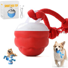 Juguete interactivo para perros: pelota eléctrica rodante con 3 modos.