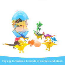 Kit de jardinería DIY con huevo de dinosaurio luminoso para niños de 5 a 10 años: juguete de manualidades STEM