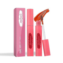 Zephoco Matte Peel-Off Lip Gloss Lip Makeup Long-Lasting Moisturizing Non-Stick Cup Natural Hydrating Color Lip Gloss