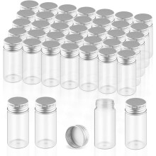 Fiolki szklane z aluminiowymi kapslami 30 ml 40 szt.