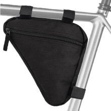 Bolsa para cuadro de bicicleta pequeña negra (paquete de 2)