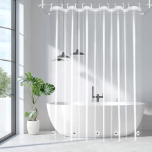 PEVA Shower Curtain Liner Clear72x78Inch Heavy Duty with