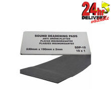 Car Sound Deadening Pads x 10 530mm x 190mm x 2mm