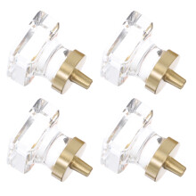 4St Kristallen Kastknoppen Messing Zirkoon Luxe Deurkasten