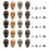 20Sets DIY Lederen Spikes En Rivets Voor Kleding En Tassen 1