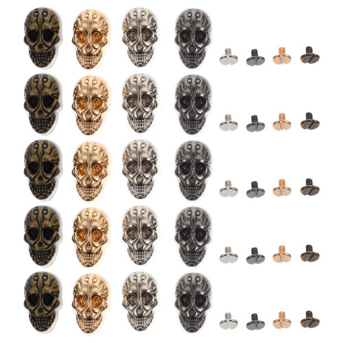 20Sets DIY Lederen Spikes En Rivets Voor Kleding En Tassen