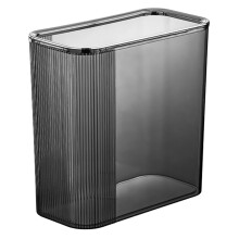 Afvalemmer Smal En Modern Lichtgrijs Voor Badkamer