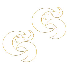 8St Metalen Craft Ringen Goud Voor DIY Dream Catcher En Decoratie