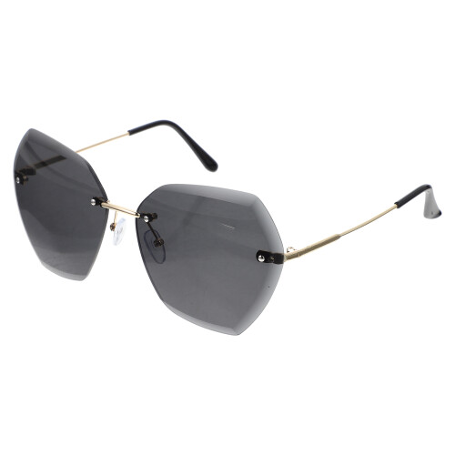 1Rimless Sunglasses St Materiaal Modieuze Feestbril Accessoire