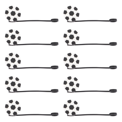 10St Witte Rietdopjes Siliconen Drinkrietjes Bescherming