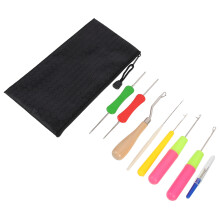 1Set Mix Kleur Haarkroon Haken Set Voor Thuis Gebruik En Salons