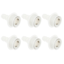 6St Wasmachine Overgang Koppeling Plastic Wit Voor Thuisgebruik