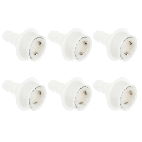 6St Wasmachine Overgang Koppeling Plastic Wit Voor Thuisgebruik