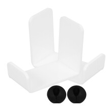 2Sets Wit Acryl Hoofdtelefoonhouder Voor Thuis En Kantoor