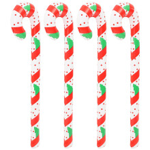4St Opblaasbare Candy Canes Ballonnen Voor Kerst En Feest