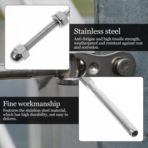 10St Deck Railing Kabelspanners En Roestvrijstaal Kit 2