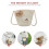 1X Adorable Crossbody Met Stro Geweven Ontwerp 4
