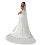 Luxurious Pearls Beaded Wedding Veils For Various-Cream 300cm 1