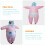 1X Roze Polyester Opblaasbare Feestkleding Toneel En Cosplay 5