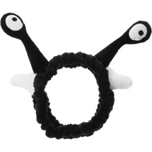 1Zwart Plush Hoofdband Voor Spa En Make-Up Met Bescherming En Stijl