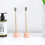 Mini ceramic toothbrush holder – peach, 1 piece 6