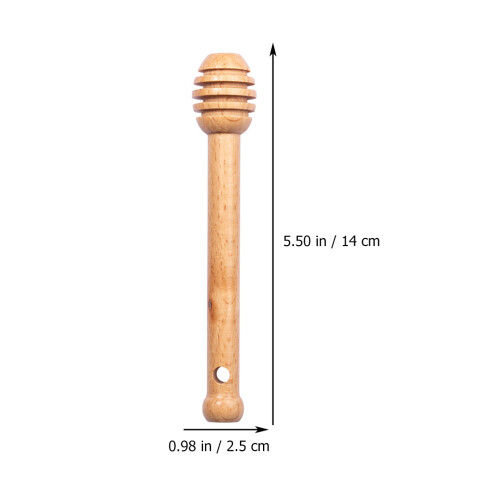 3St Draagbare Honing Dipper Sticks Voor Jam En 1