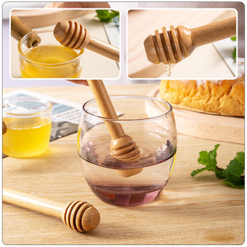 3St Draagbare Honing Dipper Sticks Voor Jam En 2