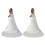 Luxurious Pearls Beaded Wedding Veils For Various-Cream 300cm 2