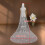 Luxurious Pearls Beaded Wedding Veils For Various-Cream 300cm 4