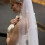 Luxurious Pearls Beaded Wedding Veils For Various-Cream 300cm 8