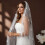 Luxurious Pearls Beaded Wedding Veils For Various-Cream 300cm 7