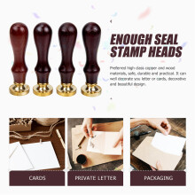 1Set Party DIY Wax Seal Stamp Met Verschillende Patronen